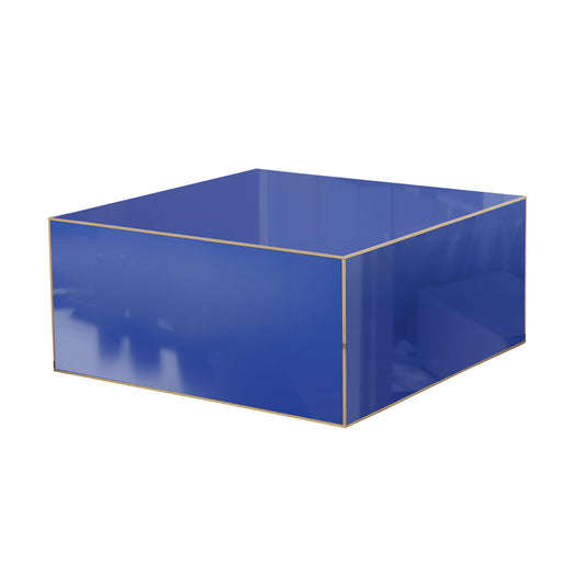 Havana 35" Glass Square Coffee Table - Image 1
