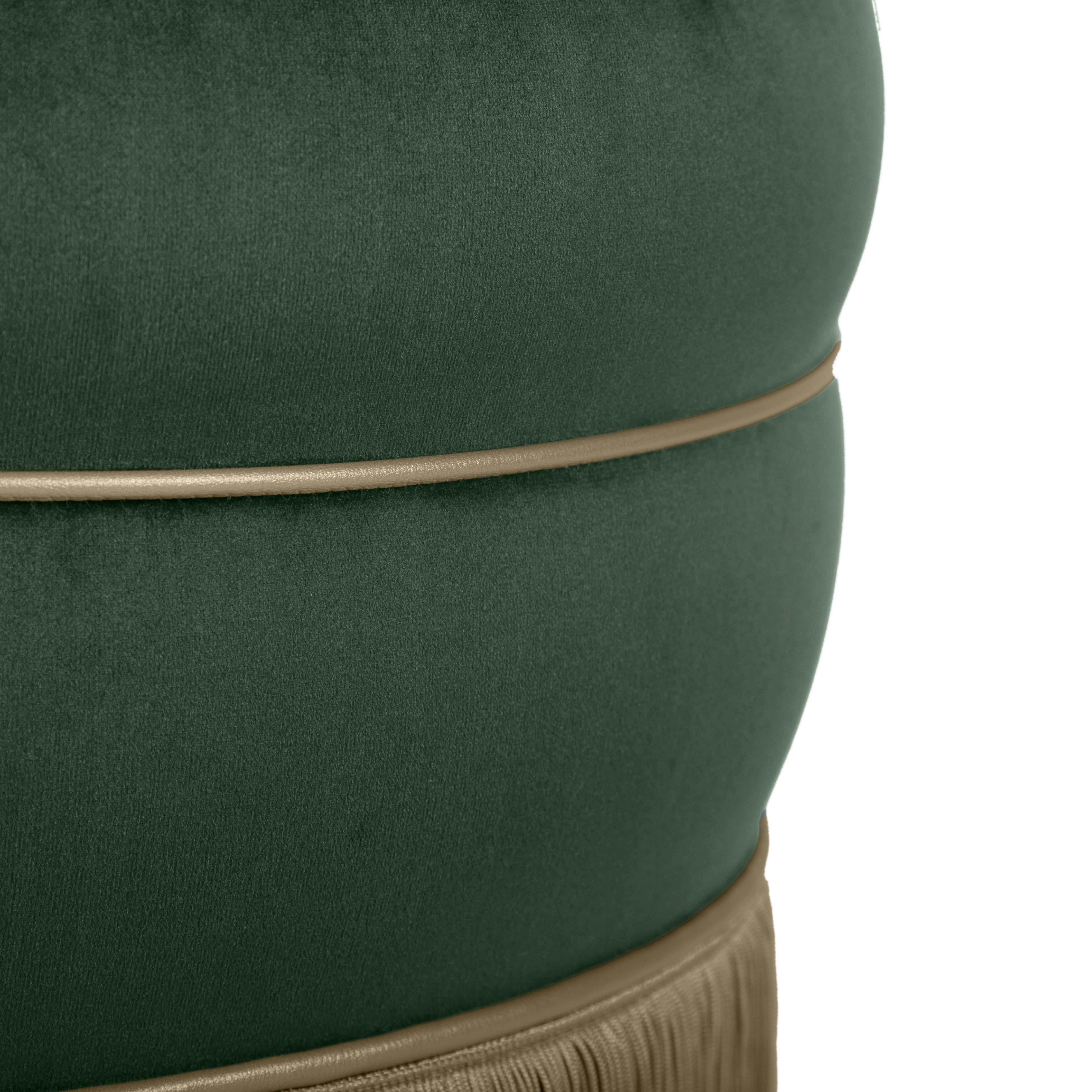 Lakka Velvet Ottoman – TOV Furniture