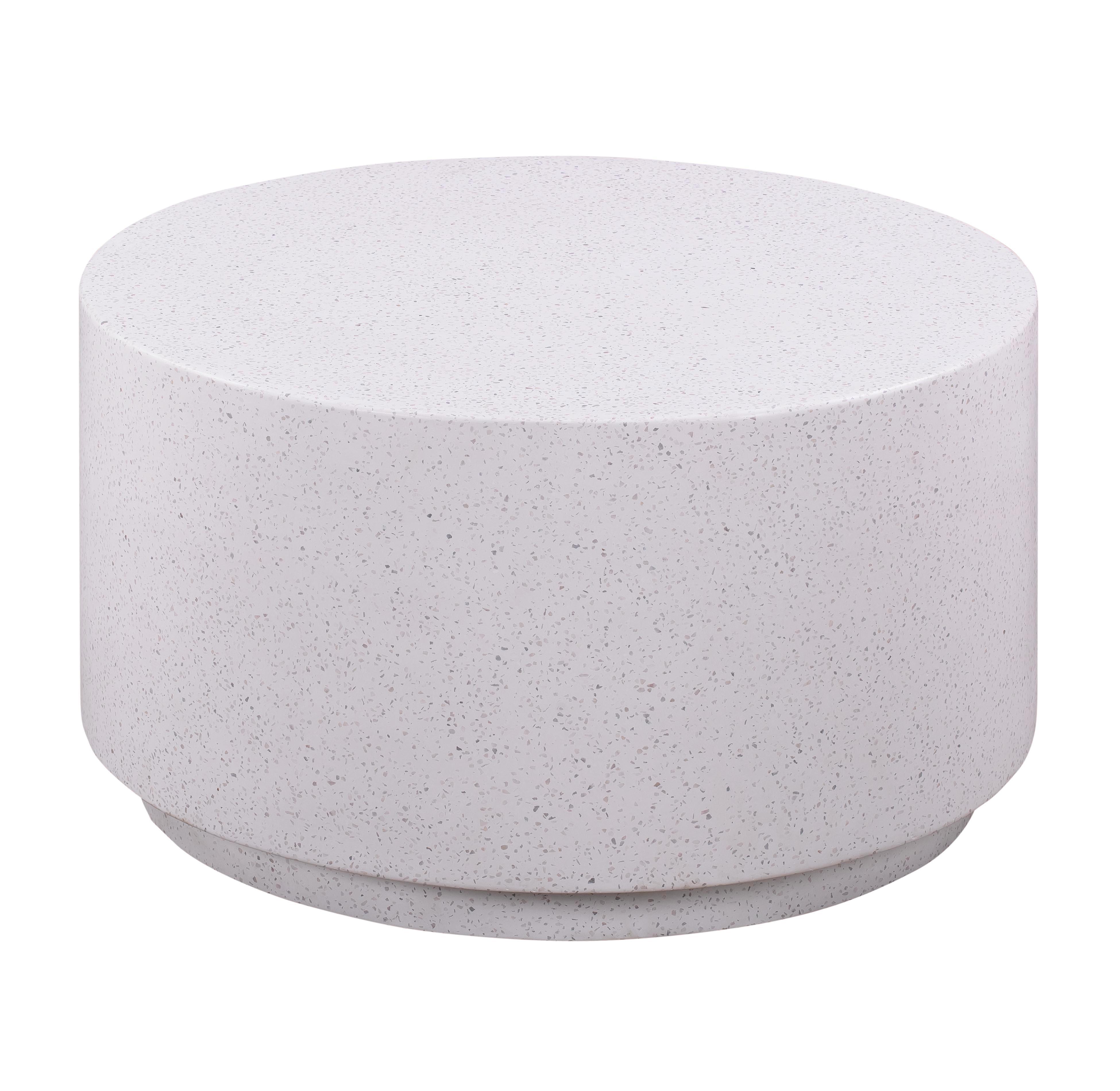 Round terrazzo coffee deals table