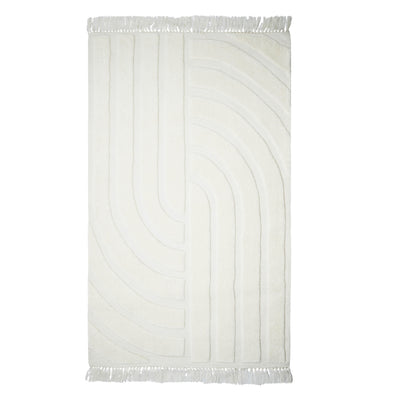 Loop White Area Rug - Image 1