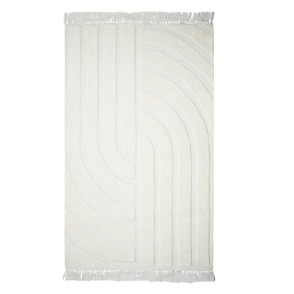 Loop White Area Rug - 8' x 10' - Image 1
