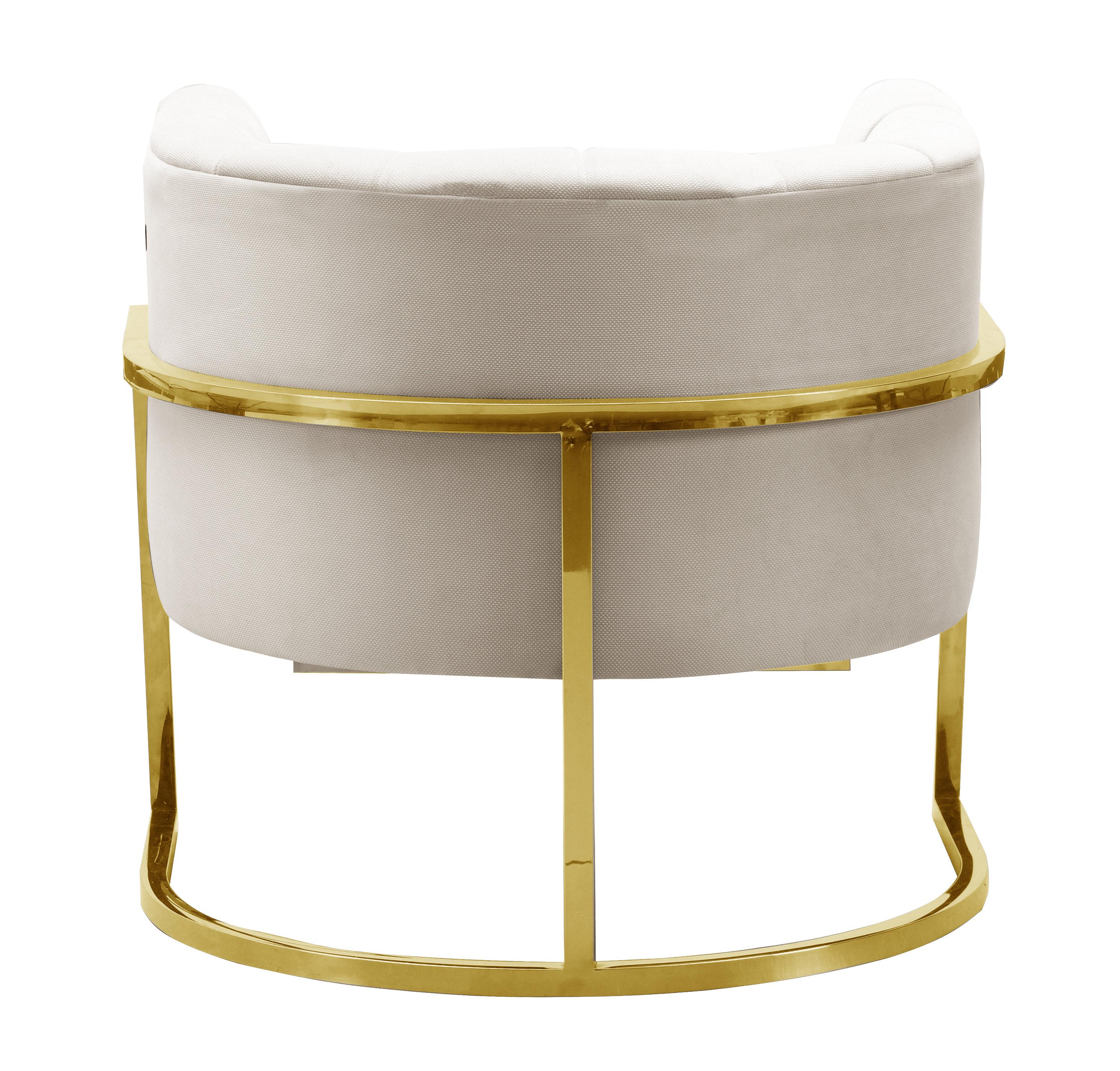 Tov furniture magnolia velvet online chair with gold base