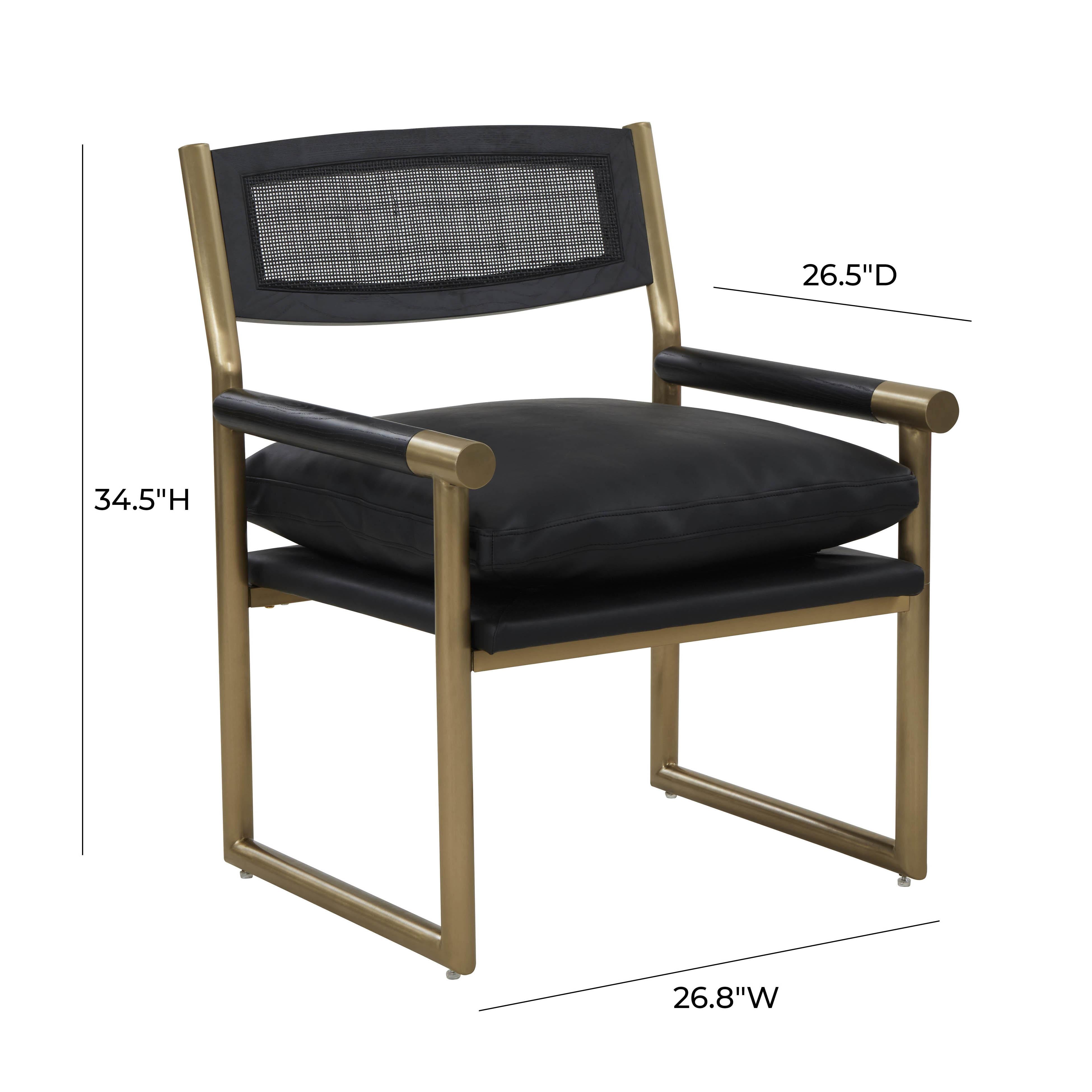 Vegan leather online armchair