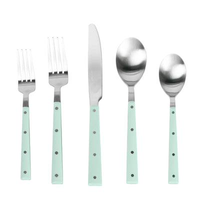 Soline Stainless Steel Flatware - Set of 5 Pieces - Service for 1 - Image 1