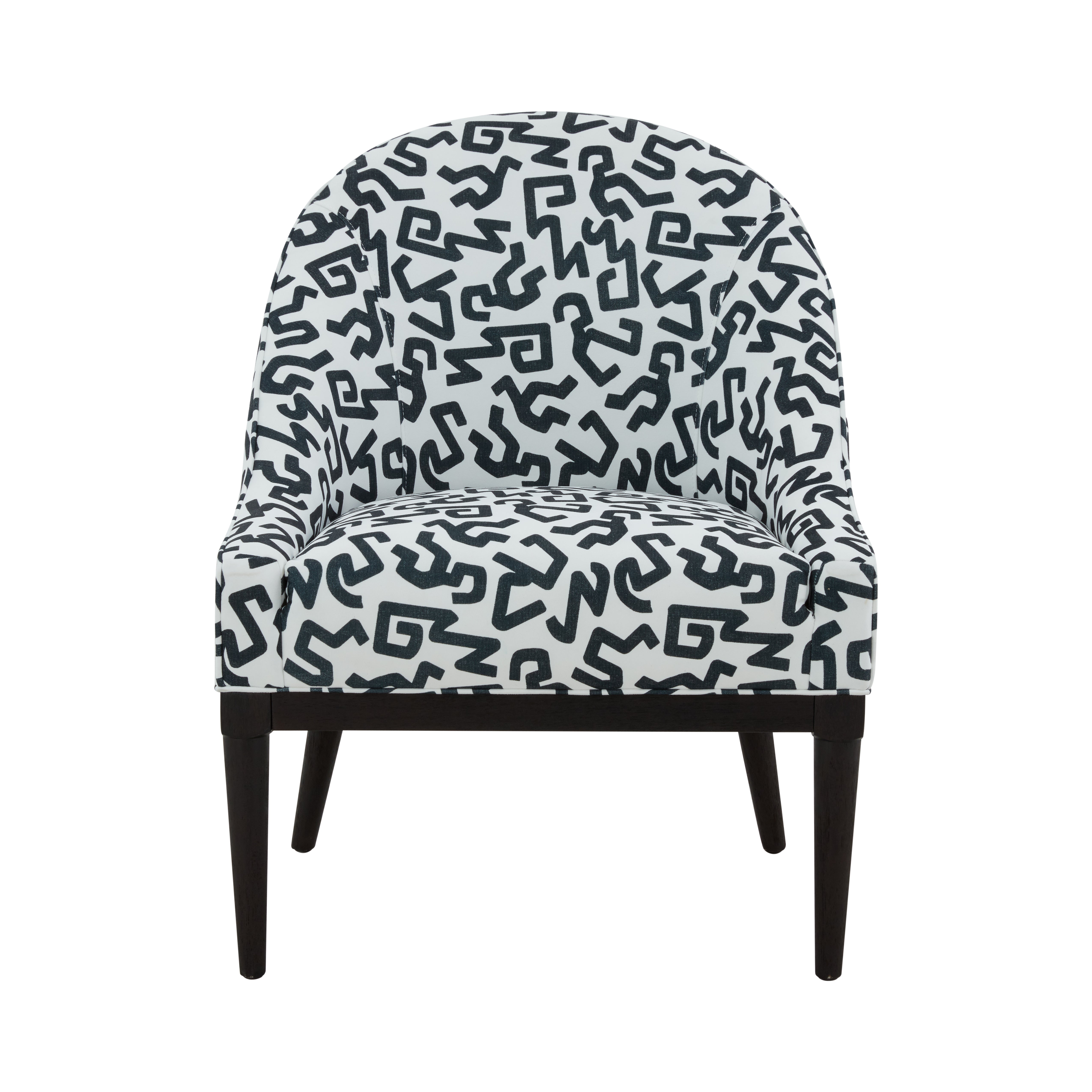 Leopard print best sale velvet chair